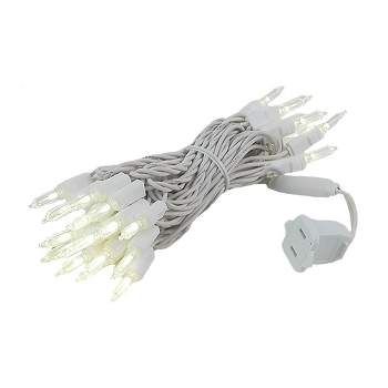 Novelty Lights 35 light T5 Traditional LED Christmas Mini Light Set (White Wire, 11.5 Feet)