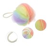 Unique Bargains Bath Shower Loofah Sponge 3.74"x4.33" Assorted Color 1 Pc - 3 of 4