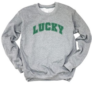 Simply Sage Market Women's Graphic Sweatshirt Lucky Varsity - 1 of 3