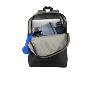 Port Authority Classic Retro Backpack with Faux Leather Trim - 1 of 4