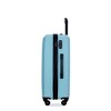 Convenient travel trio: ABS spinner suitcases with built-in TSA locks and extra hooks for accessories (20/24/28-inch sizes). - 4 of 4