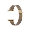 Posh Tech Infinity Skinny Mesh Stainless Steel Band for Apple Watch - Bright Gold - 40/41/42mm - 2 of 3