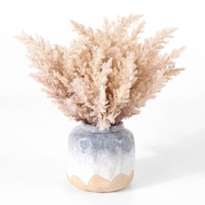 Artificial Plant - Faux 14" Potted Broom Corn Plant - FXP1019 - Multicolored - Safavieh - 1 of 4