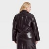 Women's Faux Leather Jacket - A New Day™ Brown - 2 of 3