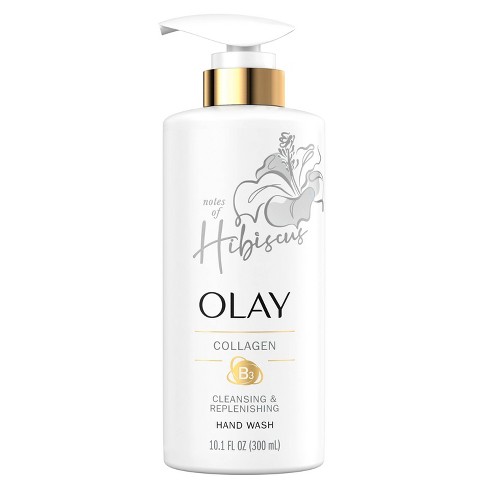 Olay Cleansing & Replenishing Liquid Hand Soap - Collagen - 10.1 fl oz - image 1 of 4