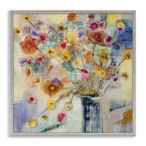 Stupell Industries Chaotic Flowers Line Drawing, 12" x 12" - 1 of 4
