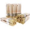 Juvale 50 Pack Wooden Chip Brushes, 1 Inch Paint Brush Set for Paint, Stains, Varnishes, Glues, and Gesso, Nylon Fur Brush, Wooden Handle, 7 x 1 In - 3 of 4