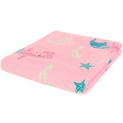 The Lakeside Collection Glow-in-the Dark Blanket 50"x60"