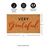 28" x 16" Nature Coir Mat, Grateful - 3 of 4