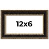 PosterPalooza | Panoramic Ornate Brown Picture Frame - UV Acrylic, Foam Board Backing, Hanging Hardware - 2 of 4