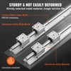 VEVOR Linear Guide Rail Set, SBR20 1000mm, 2 PCS 39.4 in/1000 mm SBR20 Guide Rails and 4 PCS SBR20UU Slide Blocks, Linear Rails and Bearings Kit - 4 of 4