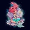 Men's The Little Mermaid Ariel Voice Watercolor T-Shirt - 2 of 4
