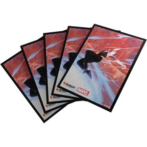 Gamegenic Magic: The Gathering Marvel's Spider-Man Premium Art Sleeves -  Spider-Gwen - 105 Matte Textured Card Sleeves with Full-Color Artwork, :  Target