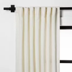 Tonal Texture Curtain Panel Sour Cream - Hearth & Hand™ with Magnolia