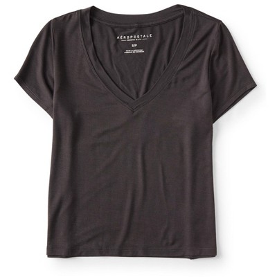 Aeropostale Womens Baby Basic T-Shirt