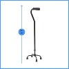 Attop Aluminum Quad Cane with Small Base – Portable Lightweight Walking Aid for Balance, Knee Injuries, Leg Surgery Recovery, Seniors & Adults - 2 of 4