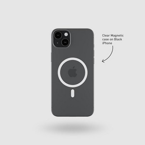 Peel - Magnetic iPhone 15 Plus Case - Clear - 1 of 4