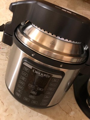 Best Buy: Crock-Pot 8-Qt. Express Crock Programmable Slow Cooker and Pressure  Cooker with Air Fryer Lid Stainless Steel 2102884