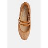 Warena Pin Buckle Strapped Ballerinas Women - 4 of 4