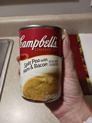 Campbell's Condensed Split Pea With Ham & Bacon Soup - 11.5oz : Target