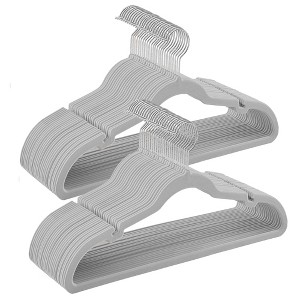 SONGMICS Velvet Hangers Non-Slip Clothes Hangers Pants Bar Space-Saving - 1 of 4