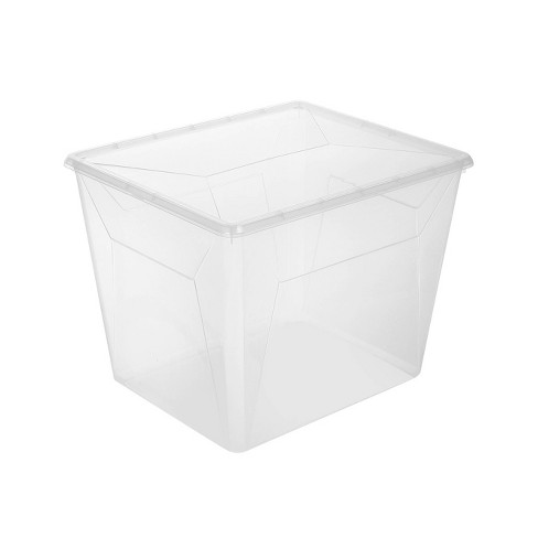 Pet Container 80 oz Octagon | Quantity: 100 by Paper Mart, Clear