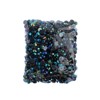 John Bead 1000-Piece 8mm (SS39) Black AB Acrylic Round Flat Back Rhinestones - 2 of 4