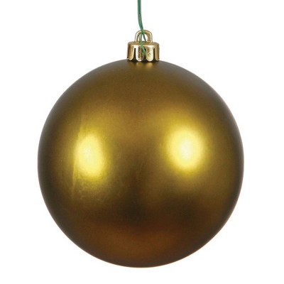 Vickerman 2.4"/24ct Matte Ball Ornament UV Coated Olive