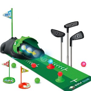 Terramus Kids Toy Golf Set with Dinosaur Automatic Golf Returner Indoor Outdoor Sports Toys for Kids Aged 3+ - 1 of 4