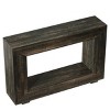 GlasFlength Console Tables Extra Long Farmhouse Style Sofa Table with Rustic Wood Finish for Living Room Entryway, Black, 47.24"*11.81"*33.86" - 4 of 4