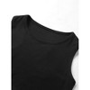 Nlife Womens Western Sparkly Fringe Sleeveless Crop Tops Cowgirl Going Out Cropped Tank Tops with Glitter Tassel - 4 of 4