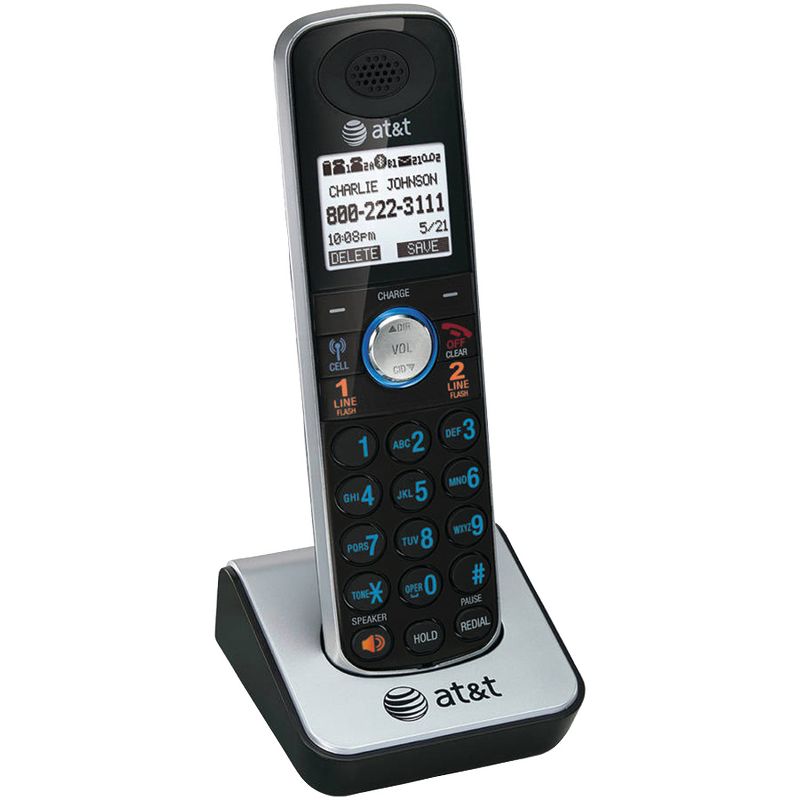 AT&T® DECT 6.0 Cordless Accessory Handset with Caller ID/Call Waiting for AT&T TL86109, 3 of 5