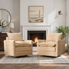 XIZZI Luxury Modular Sectional Sofa Couch, Oversized Cloud Couch for Living Room, Deep Seat Upholstered Sleeper Sofa Set w/ Optional Swivel Chairs - 2 of 4