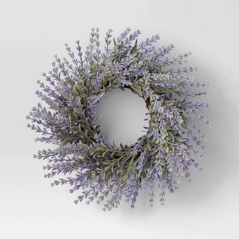 12" Mini Wreath Lavender - Threshold™