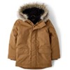 The Children's Place Boys Long Sleeve Midweight Microfleece Lined Utility Parka Jacket - 3 of 4