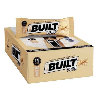 Built Bar Puff Collagen Protein Bars - Gluten Free, Churro, Low In ...