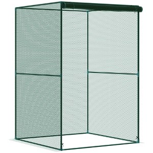 Outsunny Crop Cages for Garden, Plant Protectors from Animals, with Zippered Door, Storage Bag and 6 Ground Stakes - 1 of 4