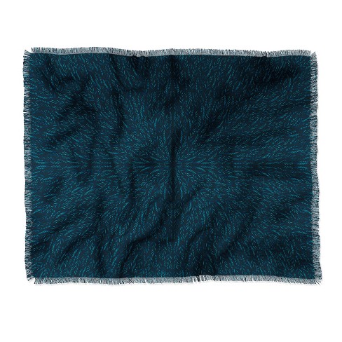 Iveta Abolina Peacock Pond Woven Throw Blanket Deny Designs