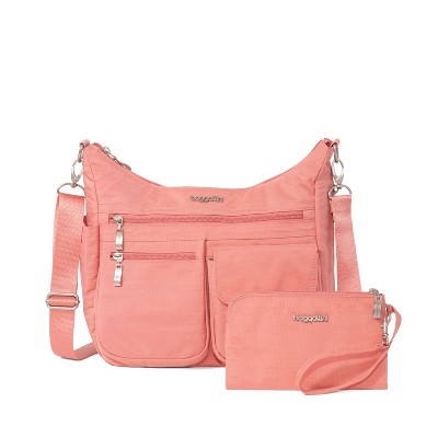 baggallini Women's Modern Everywhere Hobo Crossbody Bag with RFID Wristlet