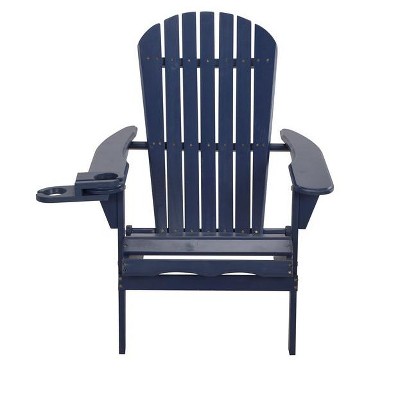 Jiallo Foldable Adirondack Chair with cup holder