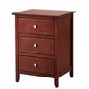 VYNXARIA Transitional Nightstand For Bedrooms,Perfect for Small Spaces,Cherry - 4 of 4