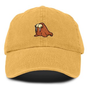 Dalix Walrus Cap Embroidered Mens Cotton Dad Hat Baseball Hat - 1 of 4