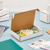 Stockroom Plus 50 Pack White Corrugated Cardboard Shipping Boxes 6x4x1, Bulk Foldable Mailers for Packaging, Packing - 3 of 4
