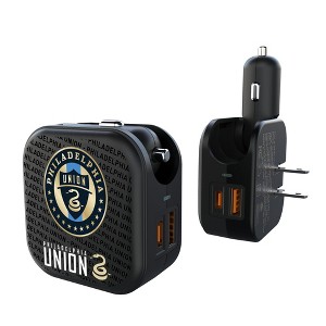 MLS Eastern Conference Teams Text Backdrop 18-Watt 2 in 1 USB A/C Charger - 1 of 3
