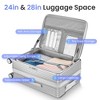 YONWAY 3 Piece Luggage Set, 100% PC Hardside Lightweight Expandable Travel Laggage, with TSA Lock & Spinner Wheels - 2 of 4