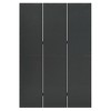 vidaXL Steel Room Divider, 3-Panel, Anthracite - 47.2"x70.9" - Industrial Style - Flexible & Foldable - Privacy Screen for Bedroom, Living Room - 2 of 4