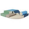 Yinvani Soft Climb and Crawl Foam Playset 6 in 1, Soft Play Equipment Climb and Crawl Playground for Kids - 4 of 4