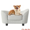 Pet Sofa Bed, Chenille Sofa with Washable Cushions, Suitable for Cats and Dogs - 2 of 4