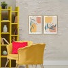 Stupell Industries Botanicals over Geometrics 2pc Floating Frame Art Set - 2 of 4