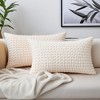 REGALWOVEN Corduroy Fade-Resistant Polyester Modern Square Throw Pillow Covers Set of 2 - 2 of 4
